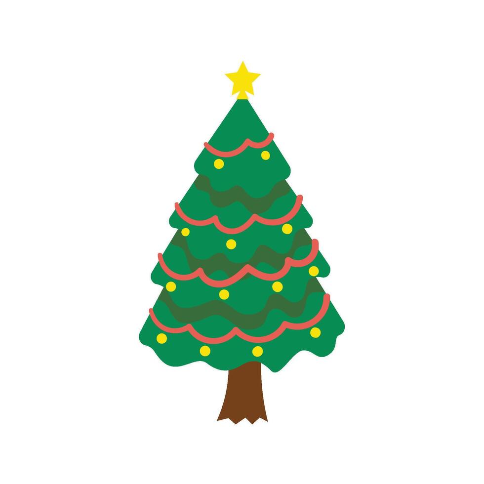 Christmas Tree Set vector