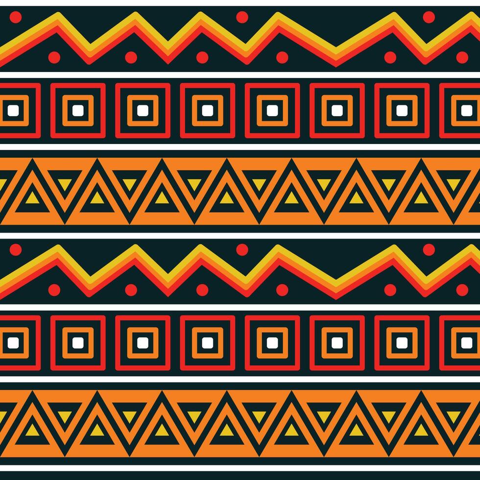 african art ethnic tribal pattern background vector
