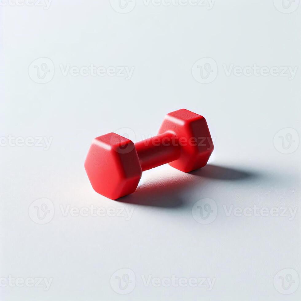 Isolated Sports and Fitness Equipment on White Background for Gym, Exercise, and Training Needs photo