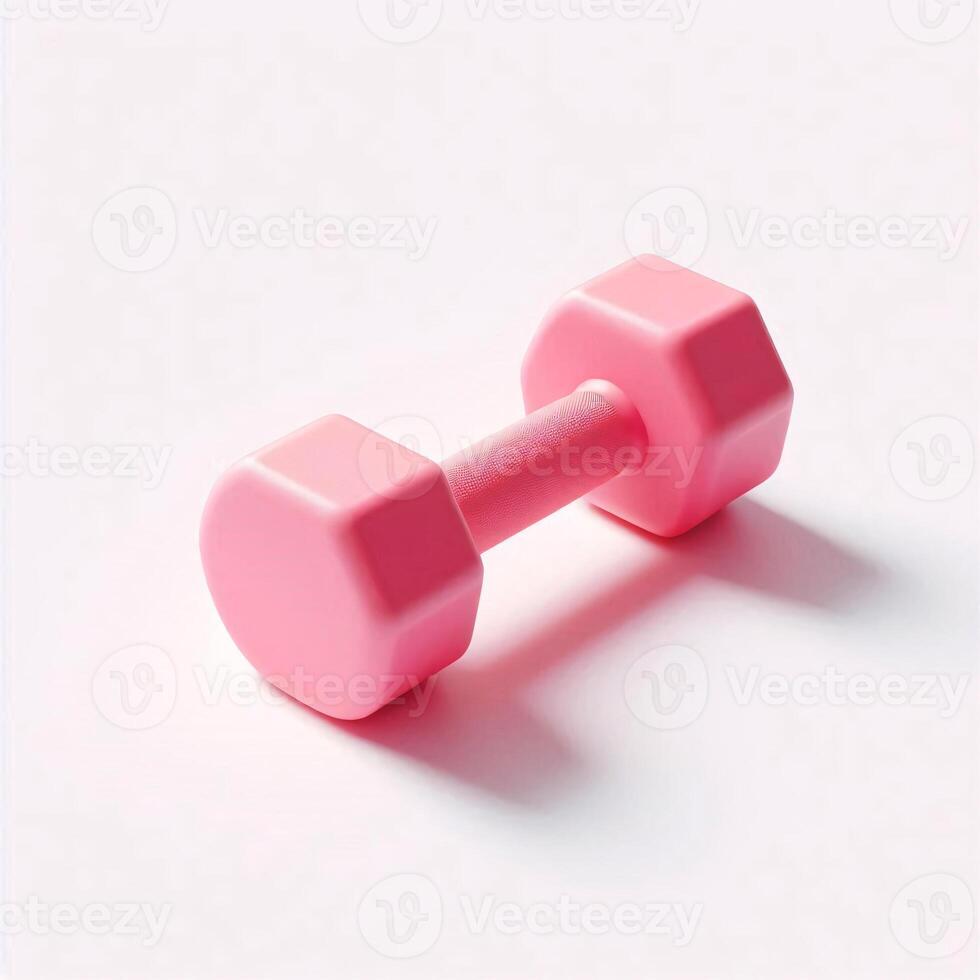 Isolated Sports and Fitness Equipment on White Background for Gym, Exercise, and Training Needs photo