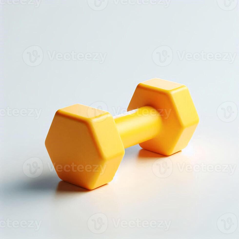 Isolated Sports and Fitness Equipment on White Background for Gym, Exercise, and Training Needs photo