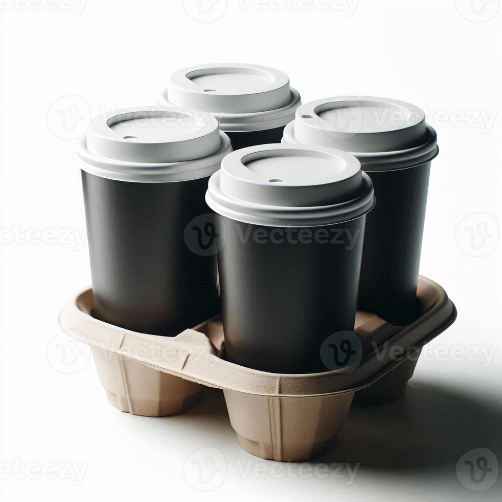A vibrant array of colorful, transparent, and rainbow takeaway cup mockups on a white background, perfect for stock photos and branding