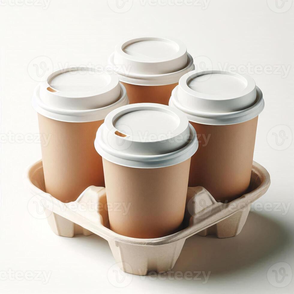 A vibrant array of colorful, transparent, and rainbow takeaway cup mockups on a white background, perfect for stock photos and branding