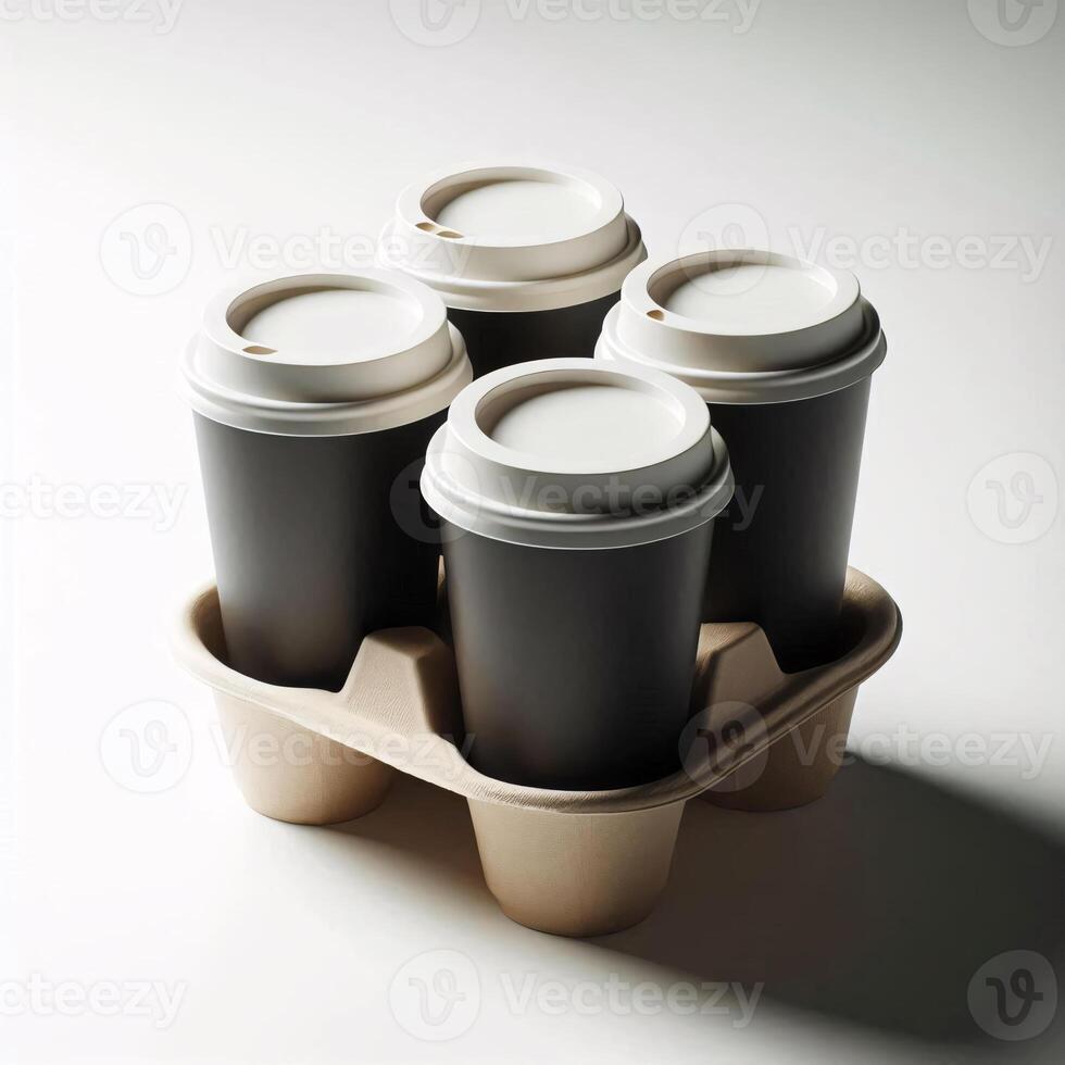 A vibrant array of colorful, transparent, and rainbow takeaway cup mockups on a white background, perfect for stock photos and branding