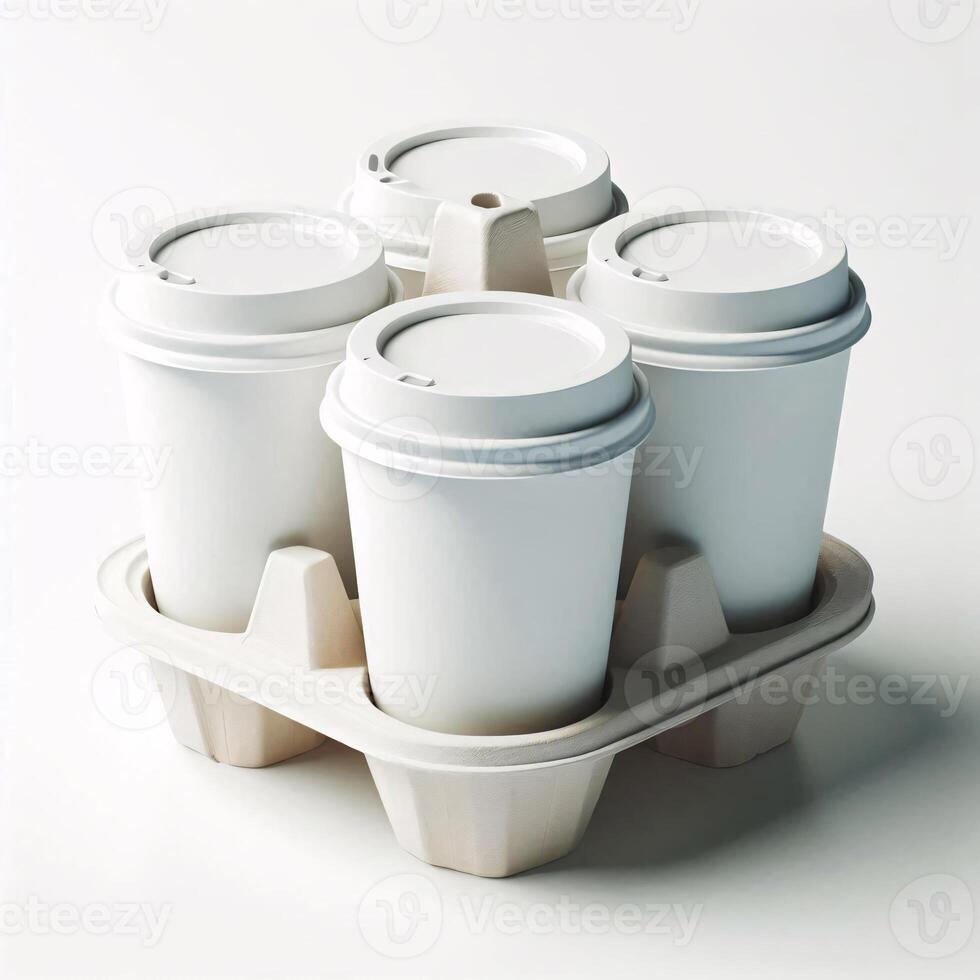 A vibrant array of colorful, transparent, and rainbow takeaway cup mockups on a white background, perfect for stock photos and branding