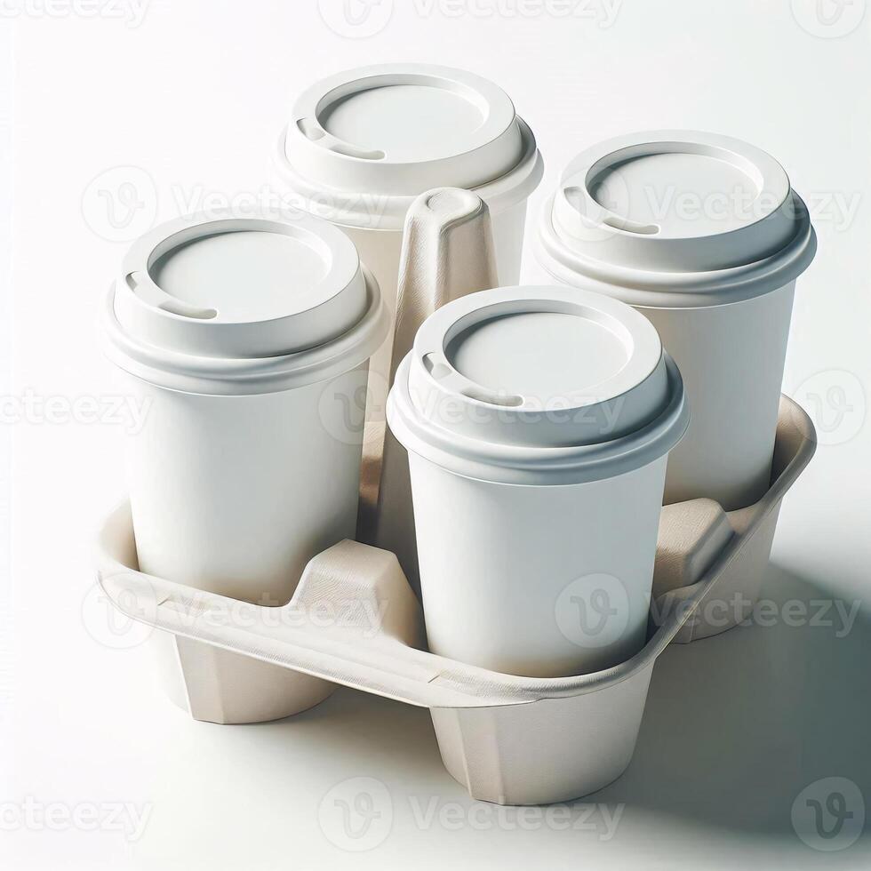 A vibrant array of colorful, transparent, and rainbow takeaway cup mockups on a white background, perfect for stock photos and branding