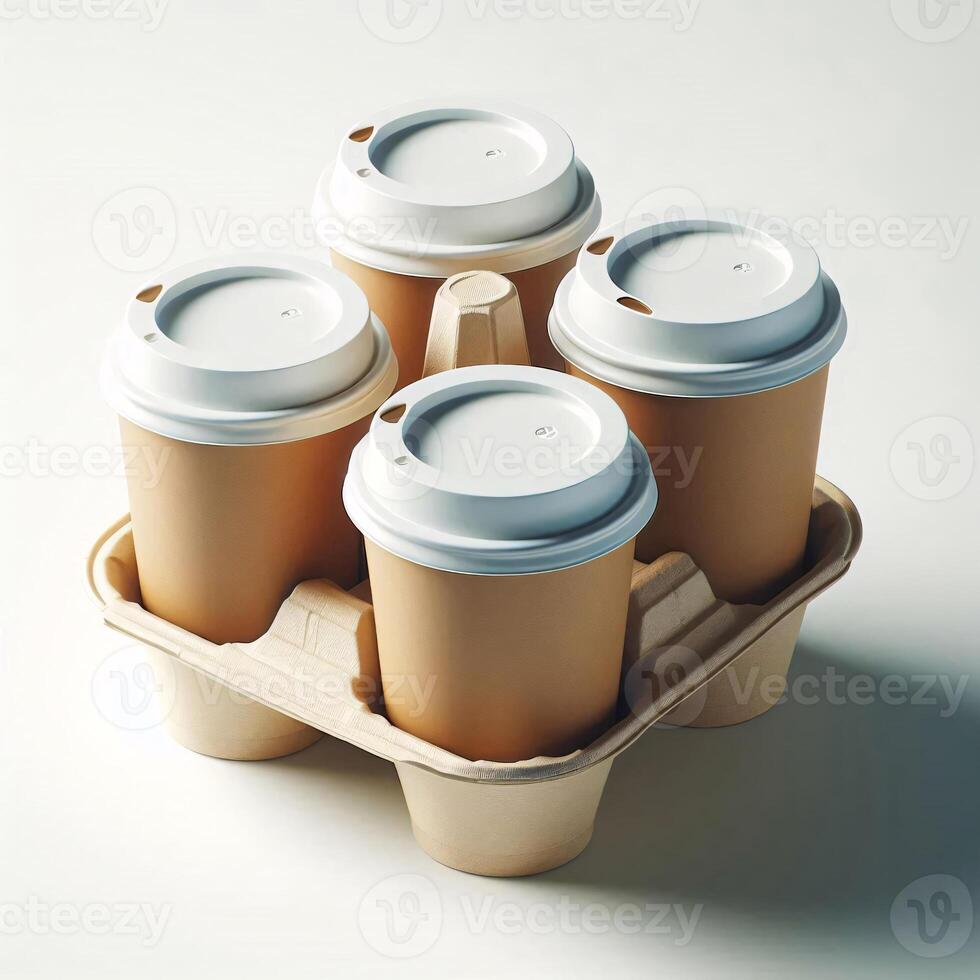 A vibrant array of colorful, transparent, and rainbow takeaway cup mockups on a white background, perfect for stock photos and branding