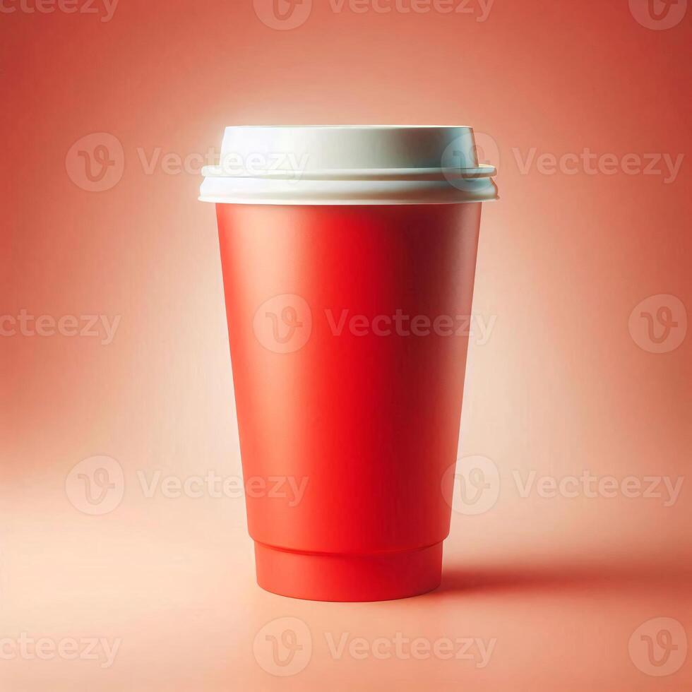A vibrant array of colorful, transparent, and rainbow takeaway cup mockups on a white background, perfect for stock photos and branding