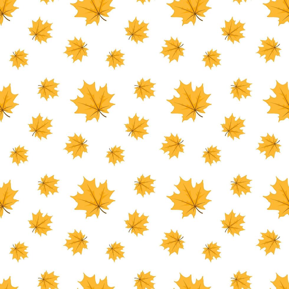 autumn leaves pattern vector