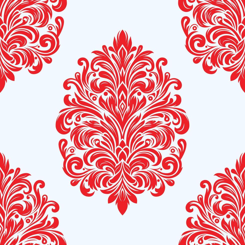 Damask Ornament Design vector
