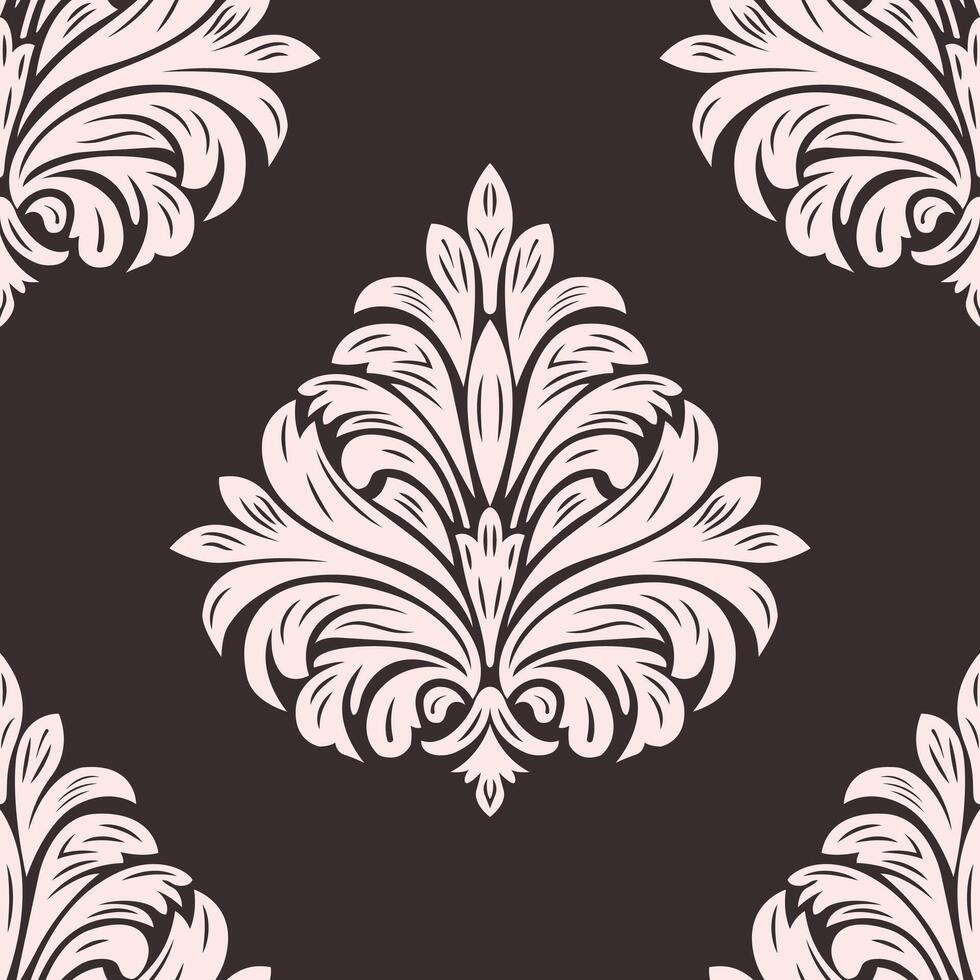 Damask Ornament Design vector