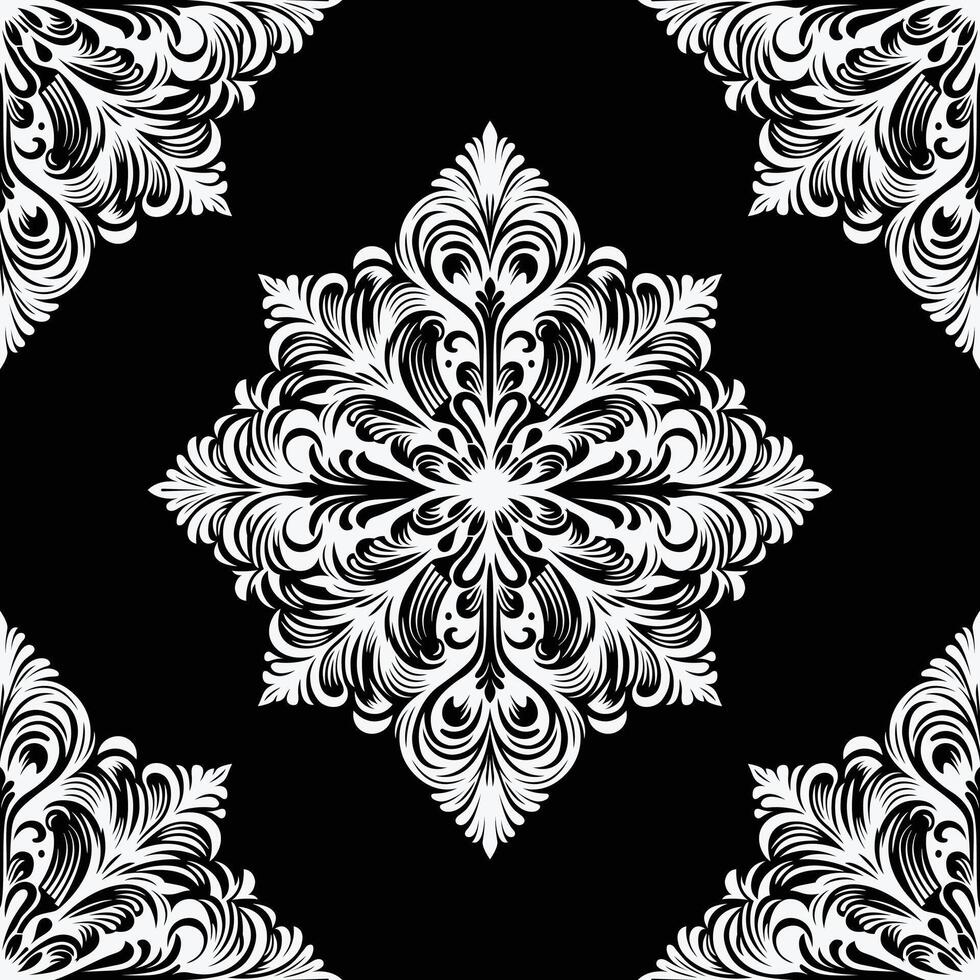 Damask Ornament Design vector