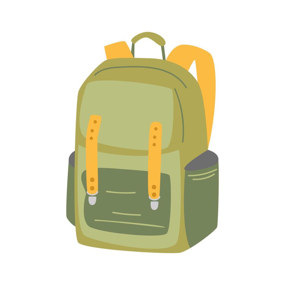 backpack, on a white background vector