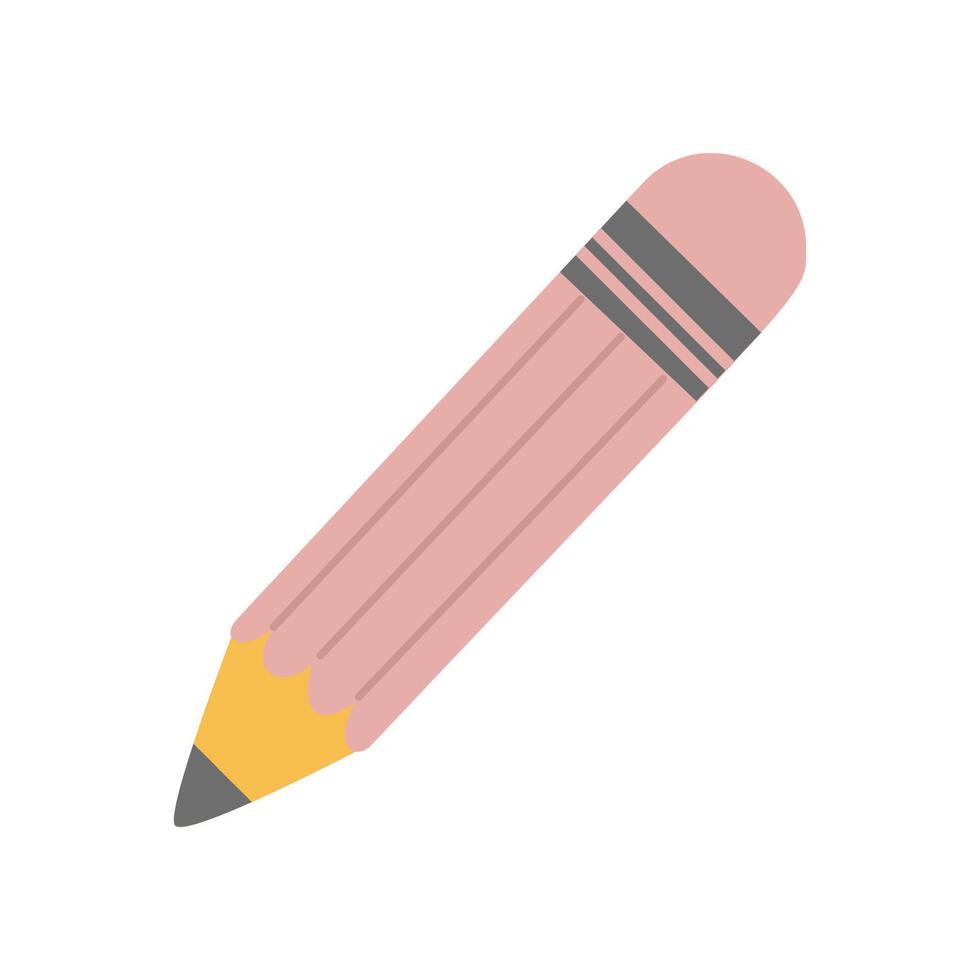 pencil, on a white background vector