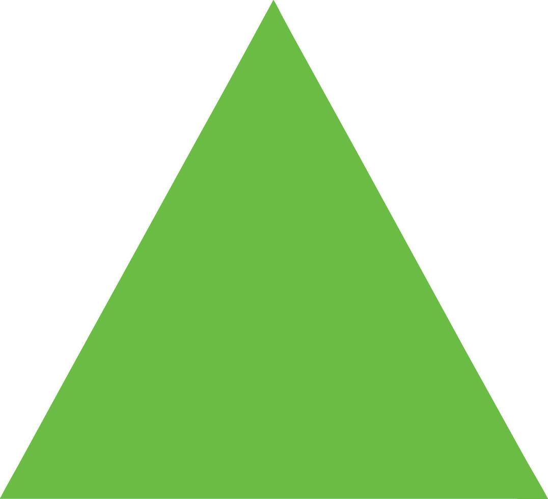 of triangle icon vector