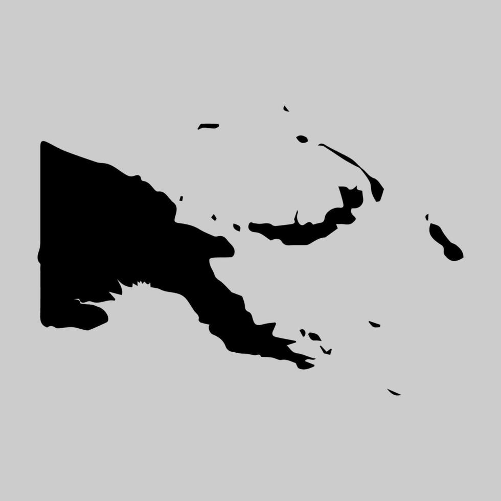 Papua New Guinea country map icon vectors illustration