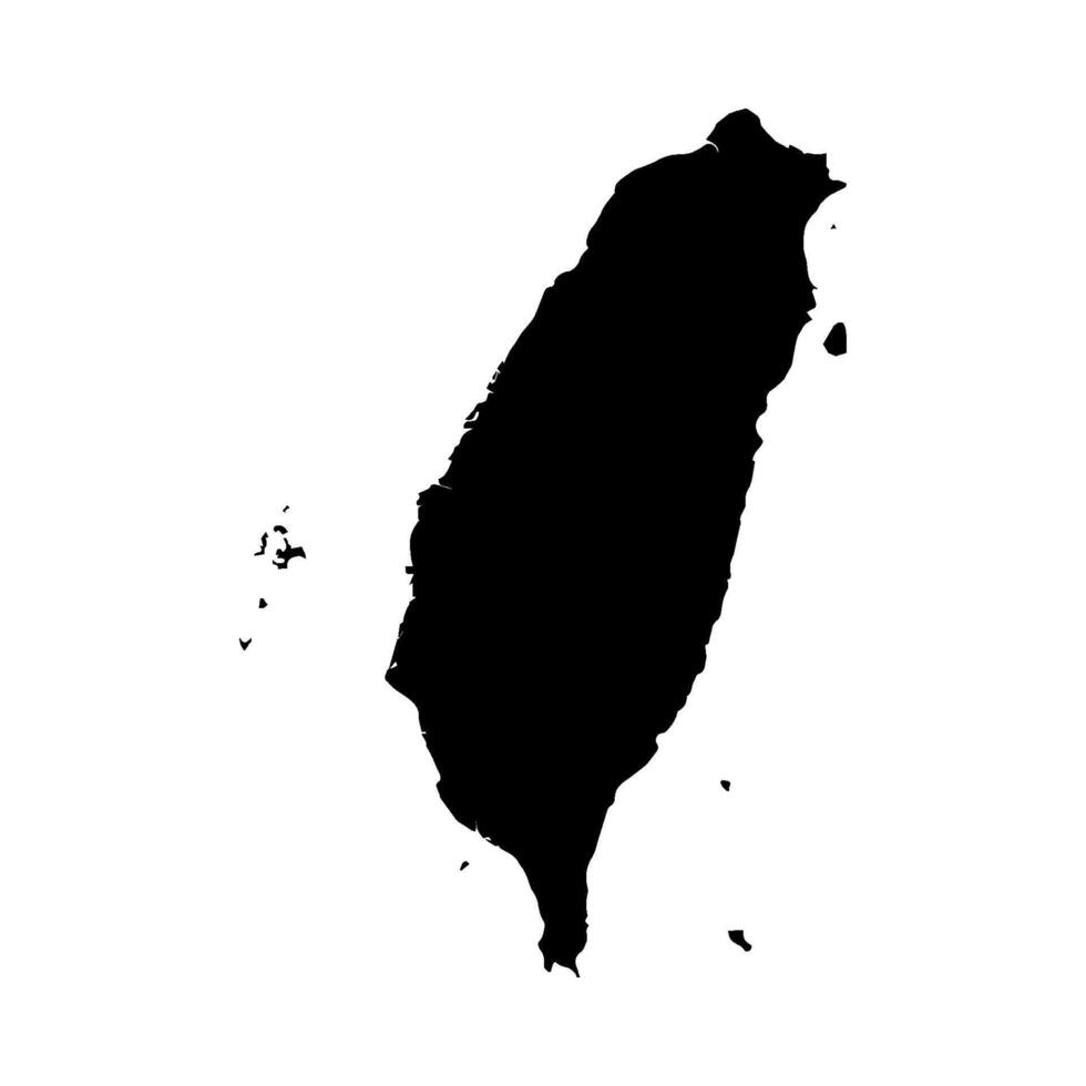 Taiwan map icon vectors illustration