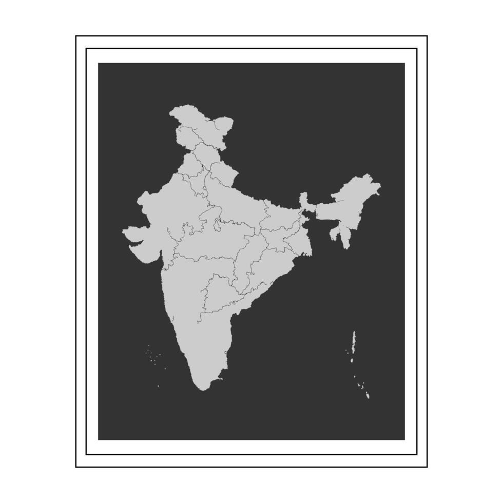 India map icon vectors illustration symbol design