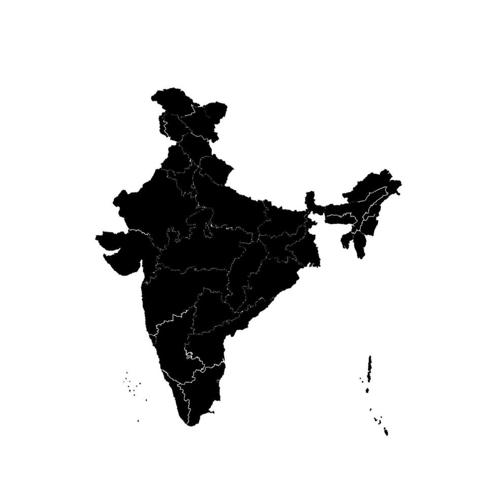 India map icon vectors illustration symbol design