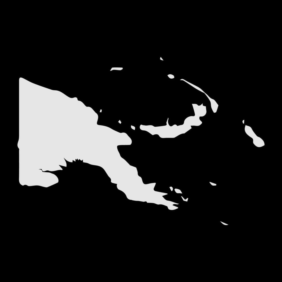 Papua New Guinea country map icon vectors illustration