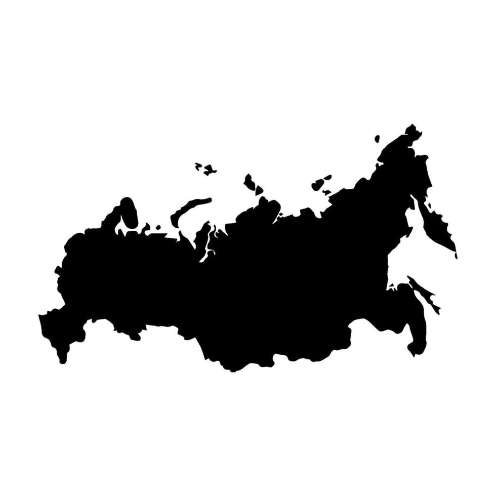 russia country map icon vectors illustration symbol design