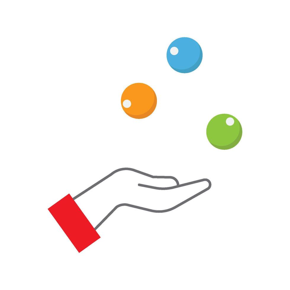 Circus icon flat design template vector