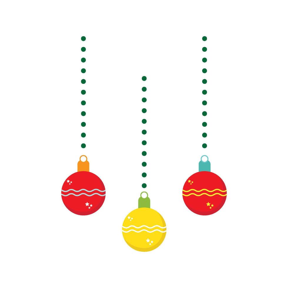 Christmas element icon vector