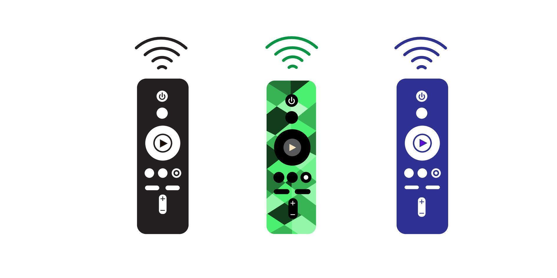 TV Remote Line Style Icon Design vector