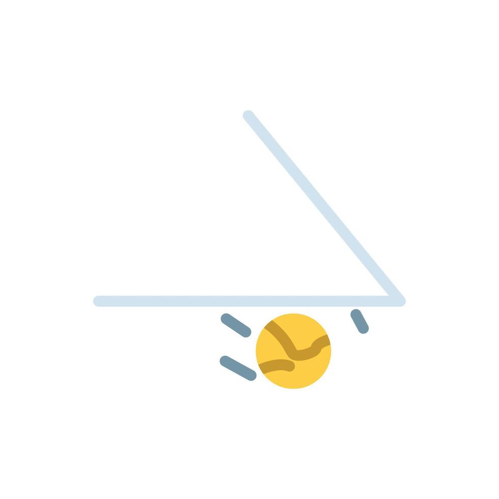 volleyball out icon vector