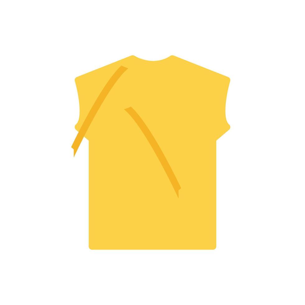 jersey icon flat vector