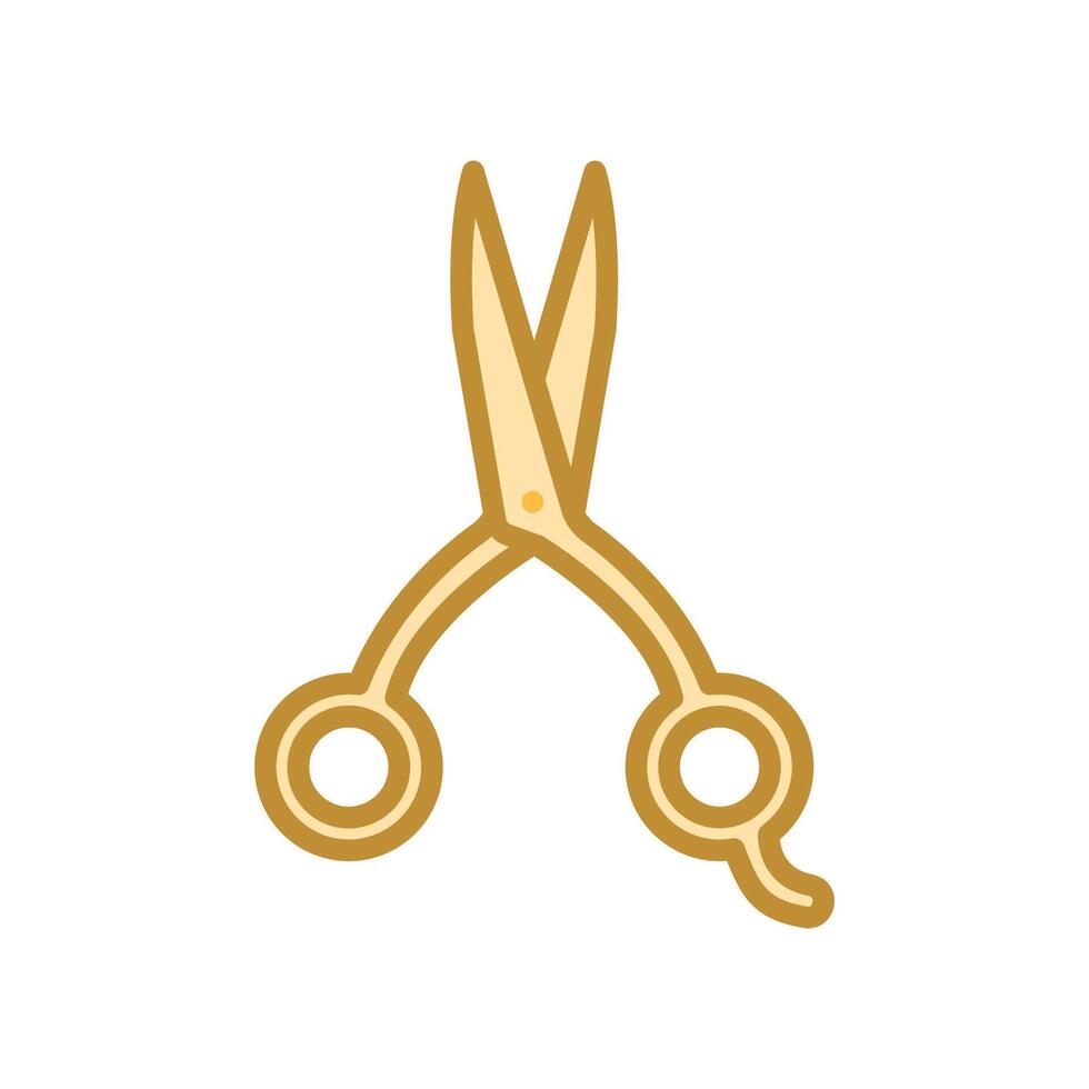 scissor icon design template elegant style vector