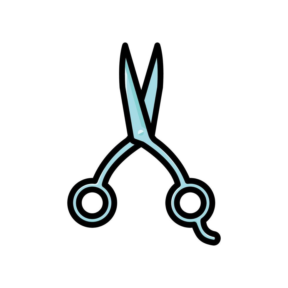 scissor icon design template elegant style vector