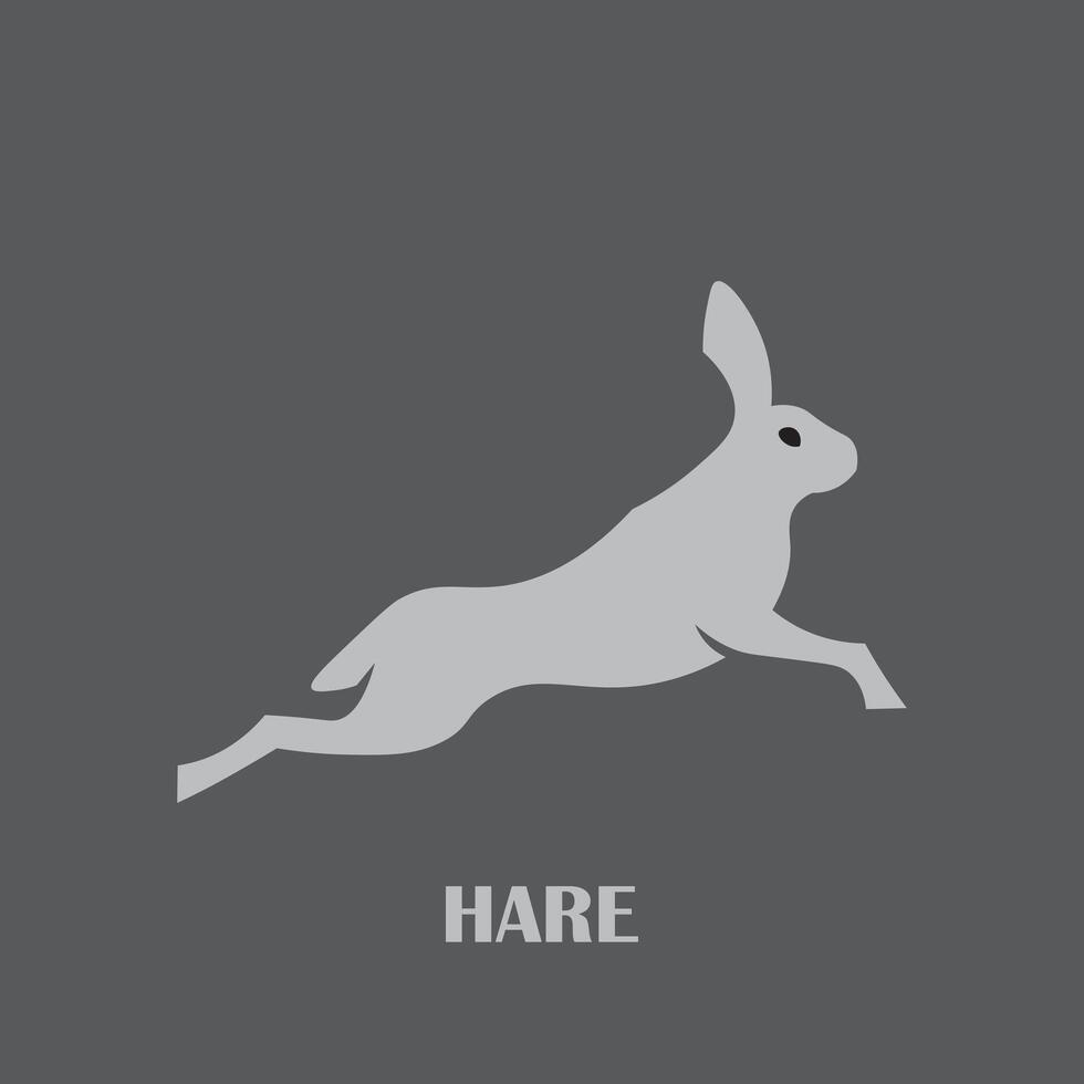 hare logo design,hare icon vector