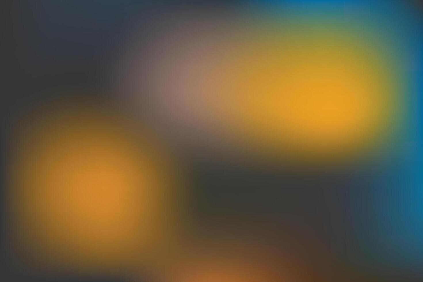 Abstract Gradient Blurry Dark Yellow Background vector