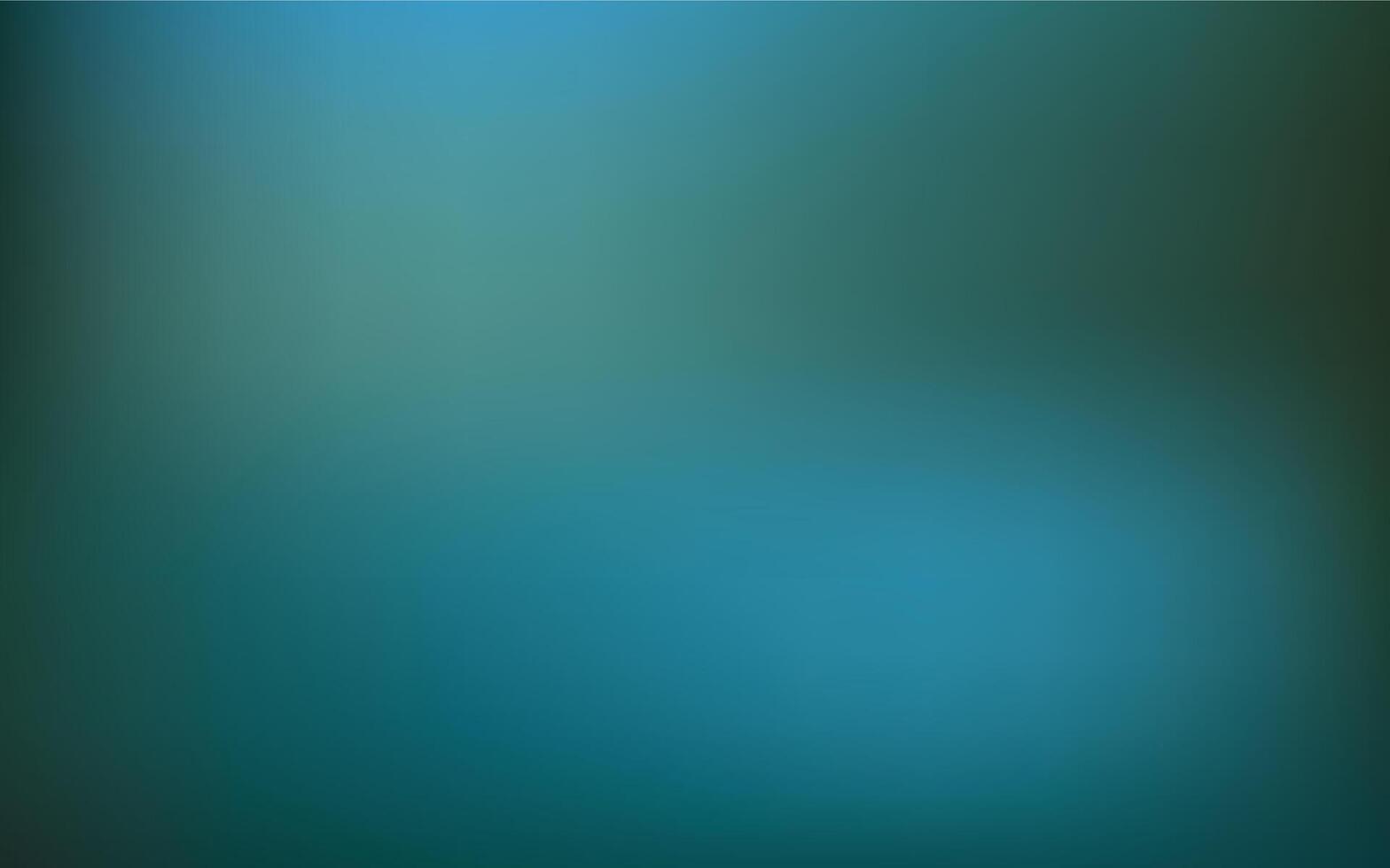 Calm Gradient Featuring Deep Blue to Green Abstract Background vector
