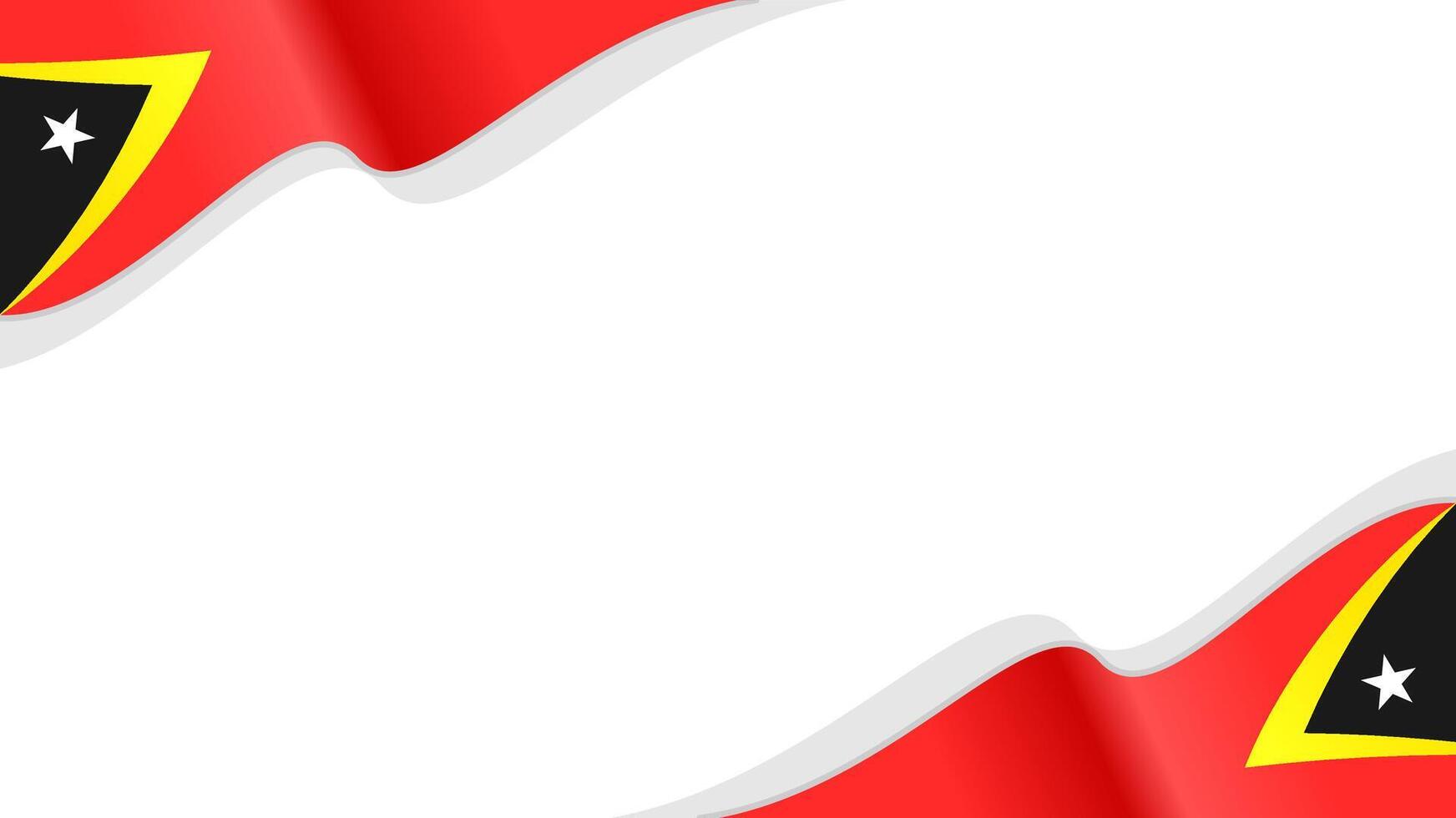 wavy timor leste background with copy space for text. timor leste national day vector