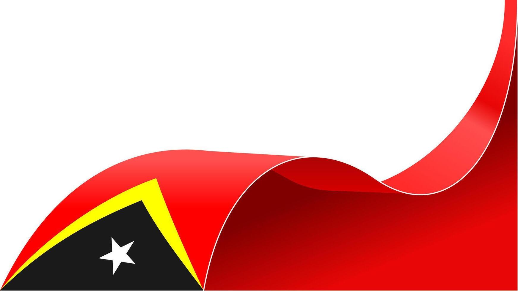 wavy timor leste background with copy space for text. timor leste national day vector