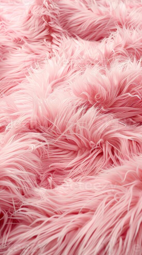 Close-up view of a pink fluffy texture photo