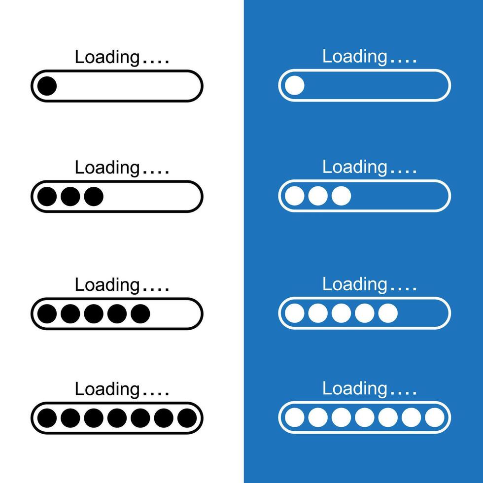 Loading icon design illustration vector