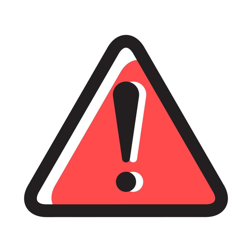 Exclamation icon design illustration vector
