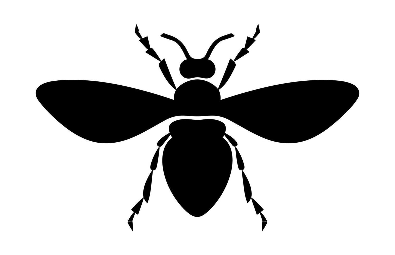 Insect black Silhouette Clip art vector