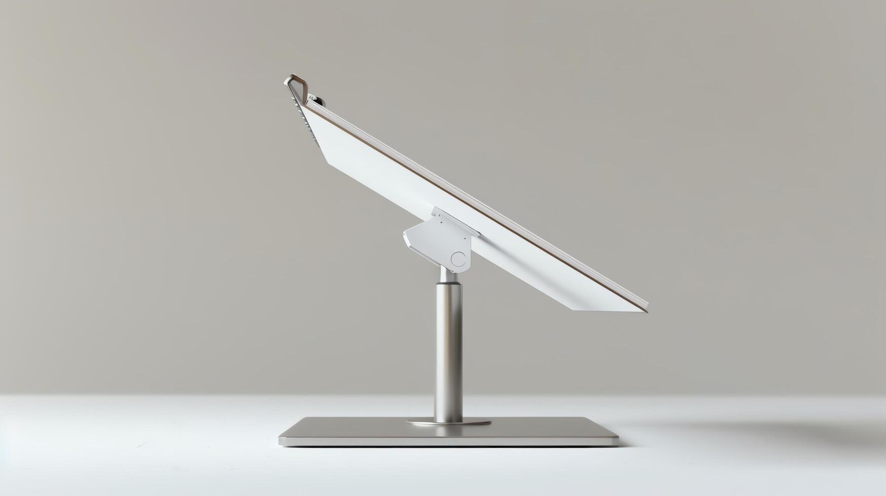 Realistic photo of a document stand, isolated on a white background, clear focus