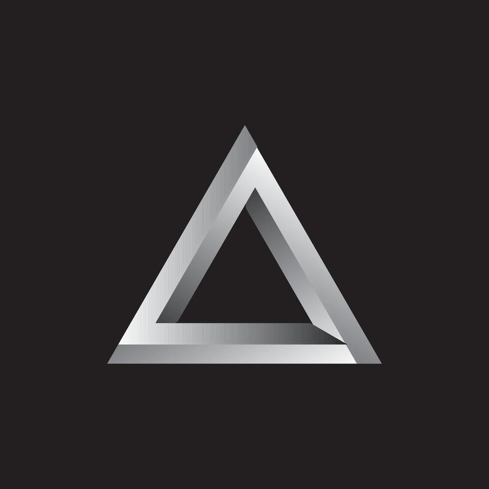 a triangle that is made by a triangle. vector