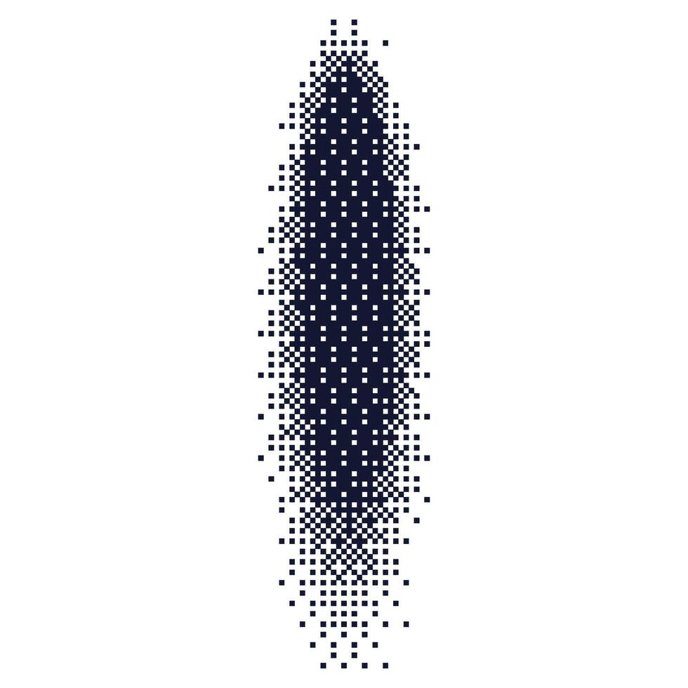 Gradient dot shadow effect with grainy texture. Halftone circles and noise. Flat illustration isolated on white background. vector