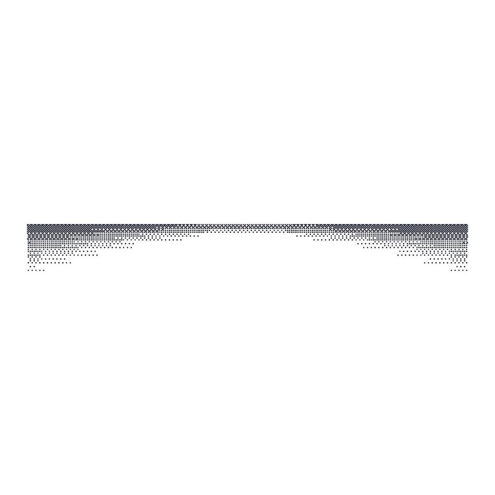 Set of grainy noise and stipple shadow dots with gradient edges. Flat illustration isolated on white background. vector