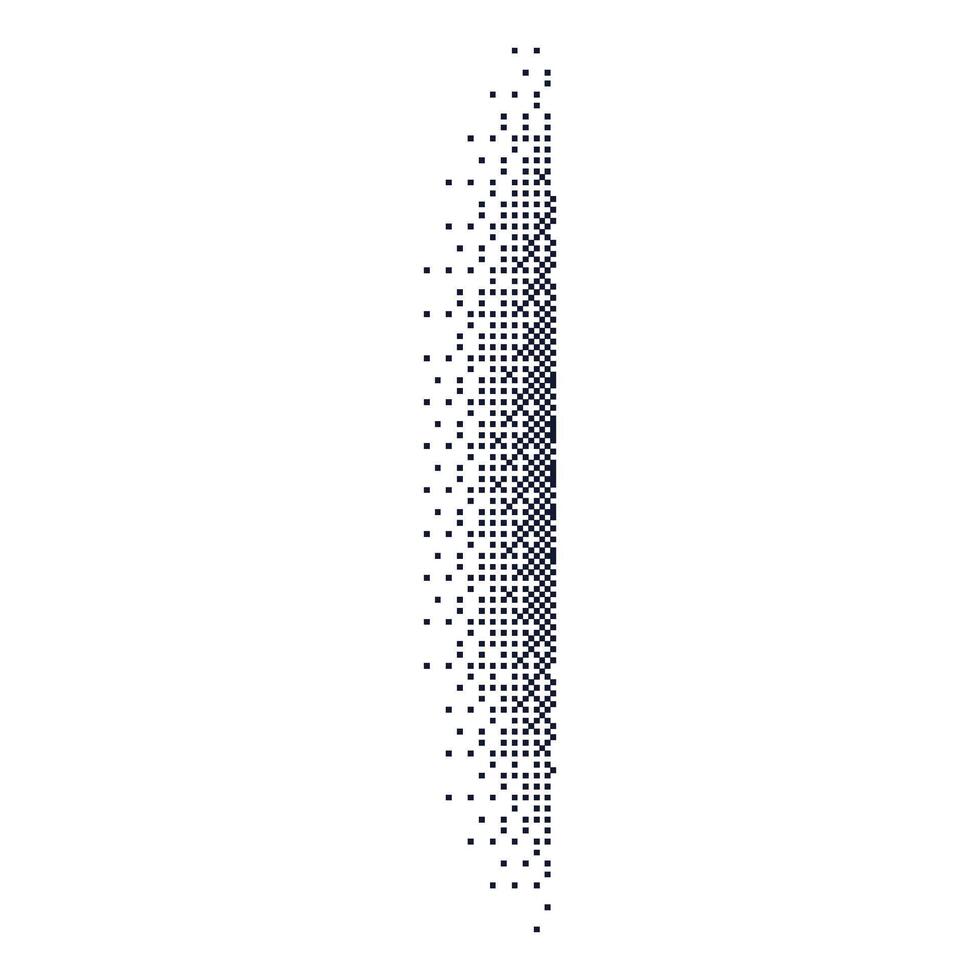 Gradient dot shadow effect with grainy texture. Halftone circles and noise. Flat illustration isolated on white background. vector