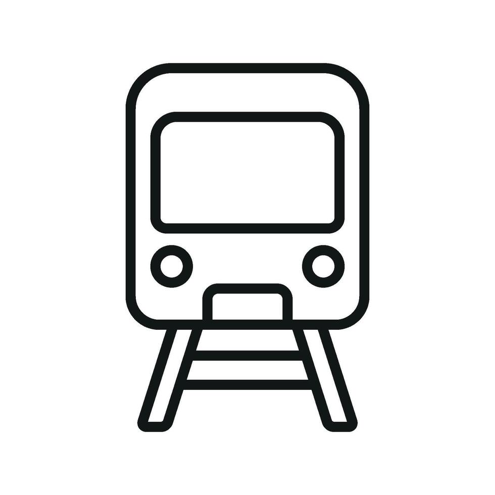 Subway train icon design templates simple and modern vector