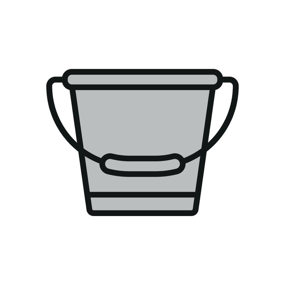 Bucket icon design templates simple and modern vector