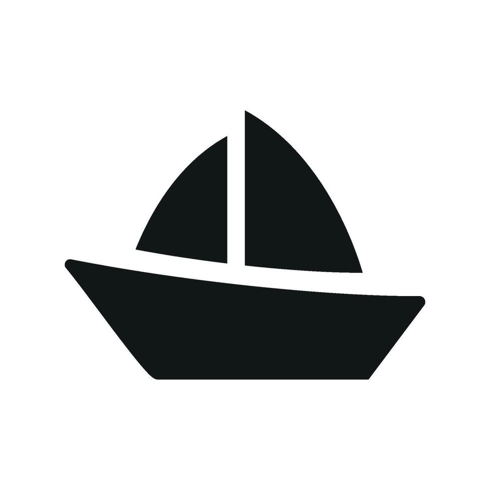 Sail boat icon design templates simple and modern vector