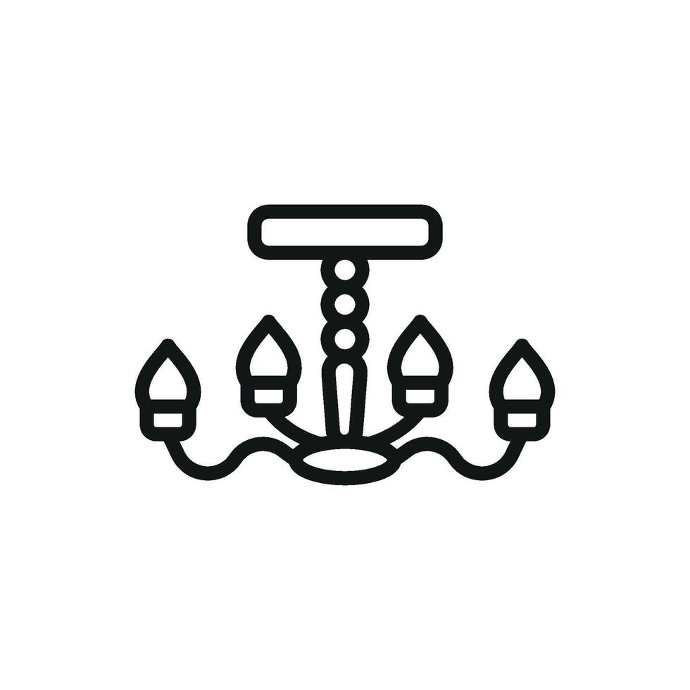 Chandeliers icon design templates simple and modern vector